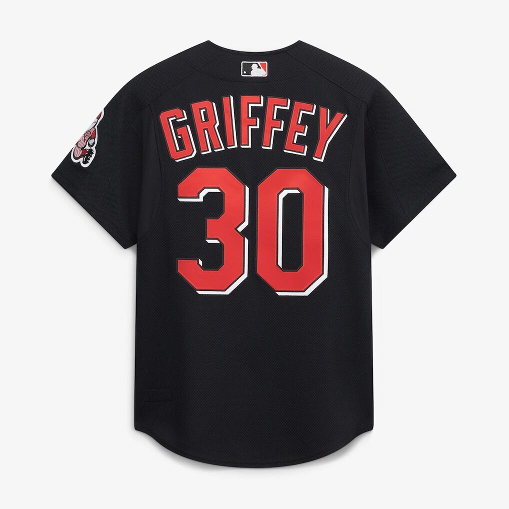 Ken Griffey Jr. Cincinnati Reds Mitchell & Ness Cooperstown Collection Authentic Mesh Batting Practice Jersey