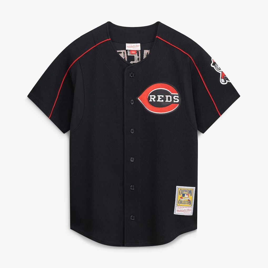 Ken Griffey Jr. Cincinnati Reds Mitchell & Ness Cooperstown Collection Authentic Mesh Batting Practice Jersey
