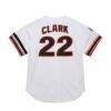 Will Clark San Francisco Giants Mitchell & Ness Cooperstown Collection 1989 Authentic Jersey - White - Detail View