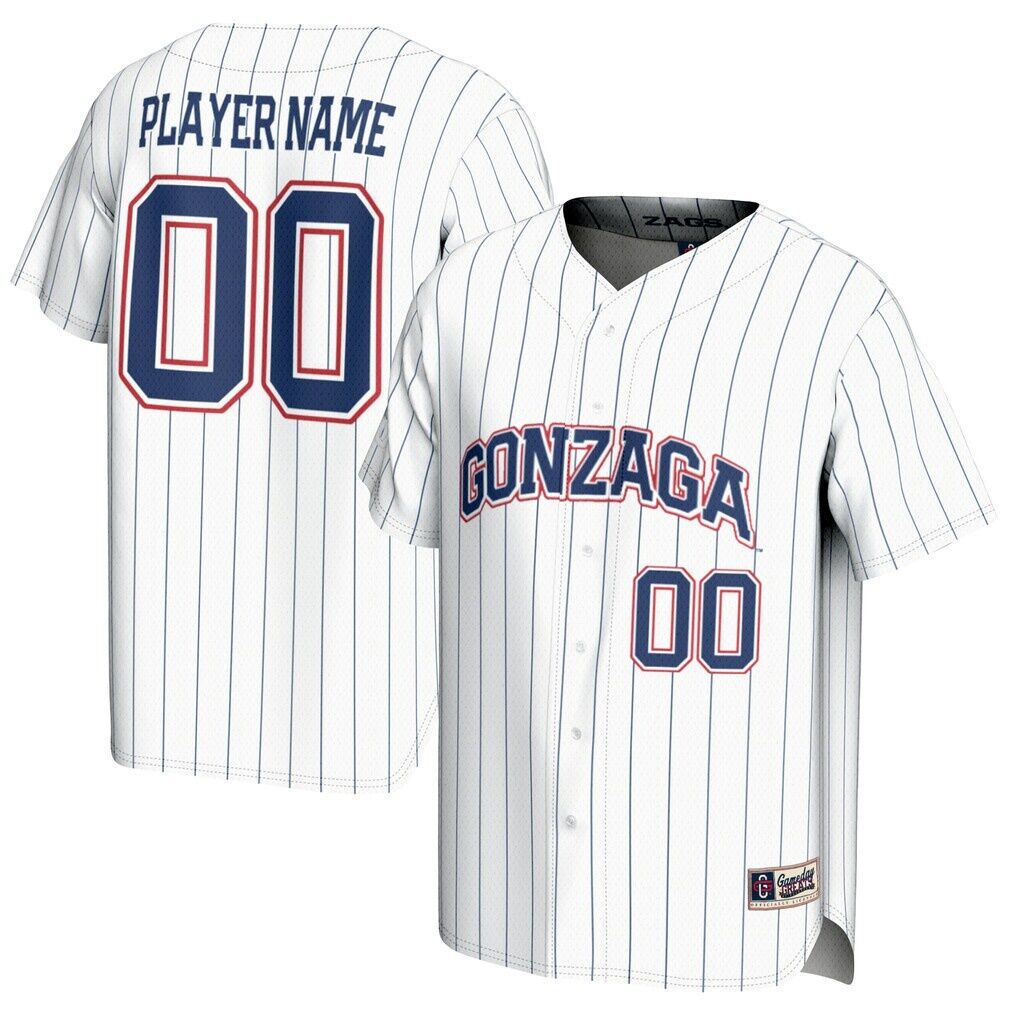 Gonzaga Bulldogs GameDay Greats Unisex NIL Pick-A-Player Baseball Lightweight Jersey