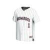 #1 Howard Bison GameDay Greats Unisex Lightweight Baseball Fashion Jersey - White - Side View