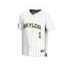 #1 Baylor Bears GameDay Greats Unisex Lightweight Baseball Fashion Jersey - White - Side View