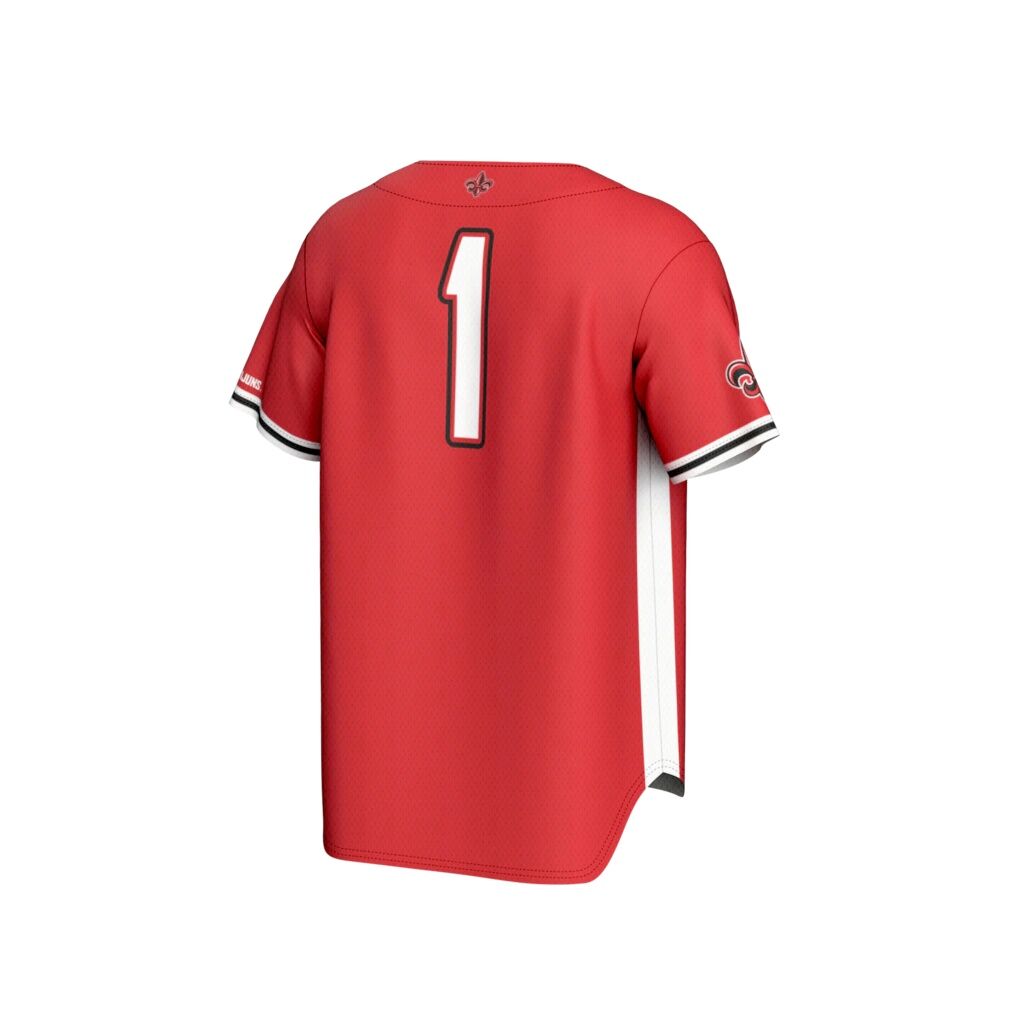 #1 Louisiana Ragin' Cajuns GameDay Greats Unisex Lightweight Baseball Fashion Jersey - Cardinal