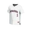 #1 Howard Bison GameDay Greats Youth Lightweight Baseball Fashion Jersey - White - Side View