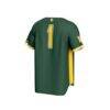 #1 Baylor Bears GameDay Greats Youth Lightweight Baseball Fashion Jersey - Green - Detail View