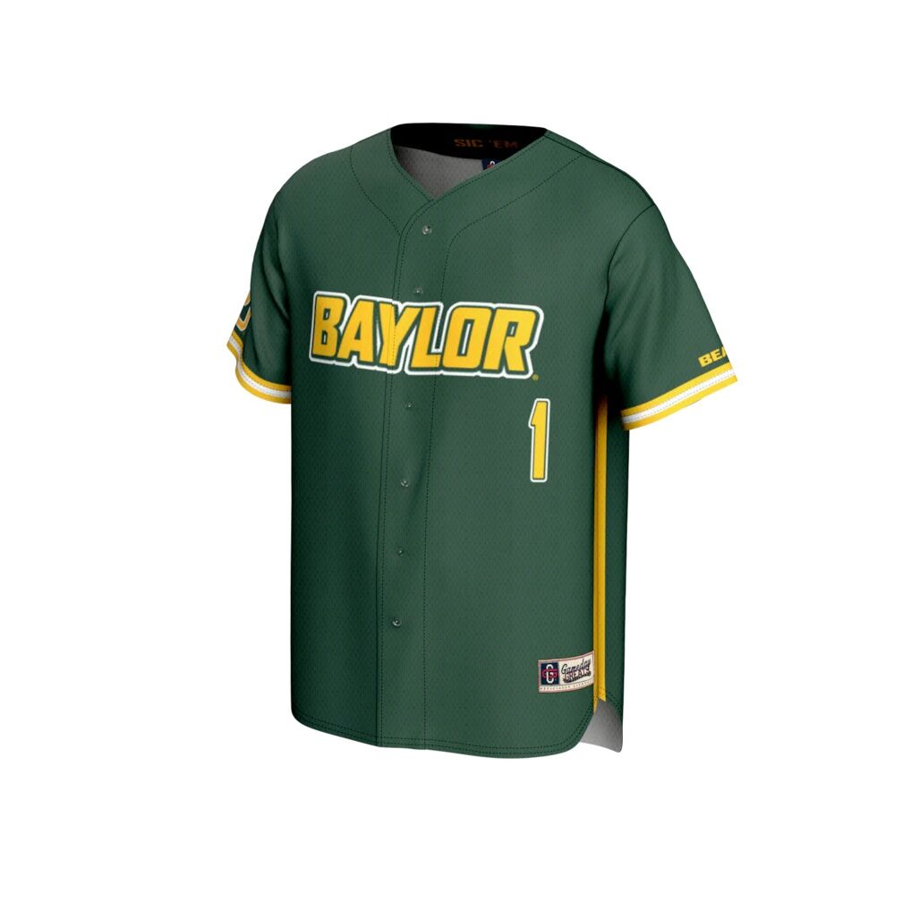 #1 Baylor Bears GameDay Greats Youth Lightweight Baseball Fashion Jersey