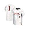 #1 Charleston Cougars GameDay Greats Youth Lightweight Baseball Fashion Jersey - White - Front View