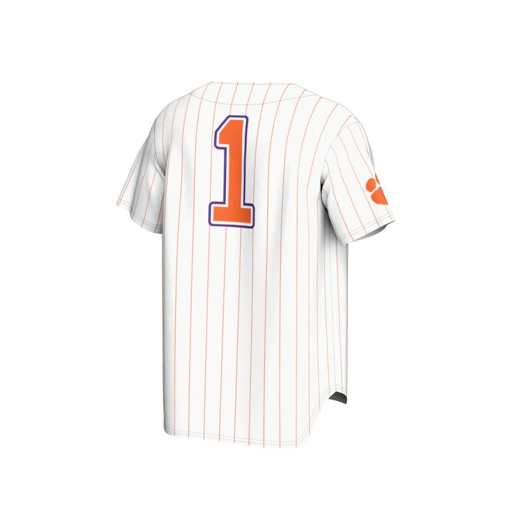 #1 Clemson Tigers GameDay Greats Youth Lightweight Baseball Fashion Jersey