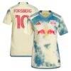 Emil Forsberg New York Red Bulls adidas Women's 2024 Daniel Patrick Kit Replica Player Jersey - Yellow - Front View