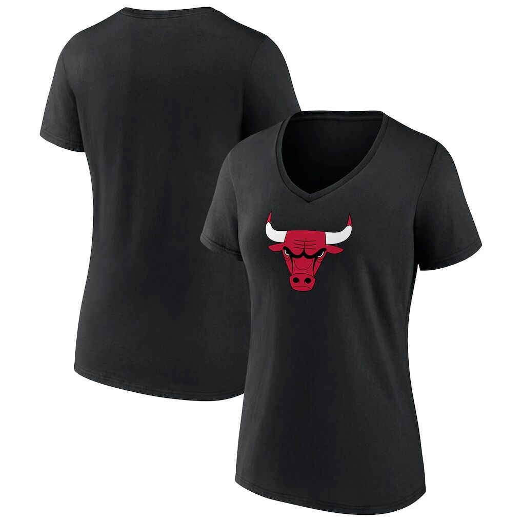 Chicago Bulls Women’s Primary Logo V-Neck T-Shirt