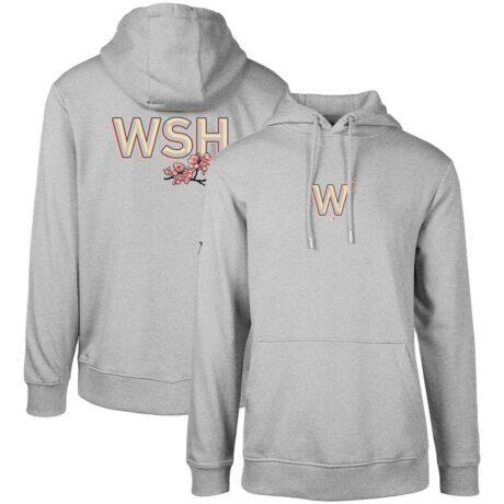 Washington Nationals Levelwear City Connect Podium Core 2.0 Pullover Hoodie - Gray - Front View