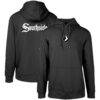 Chicago White Sox Levelwear City Connect Podium Core 2.0 Pullover Hoodie - Black - Front View