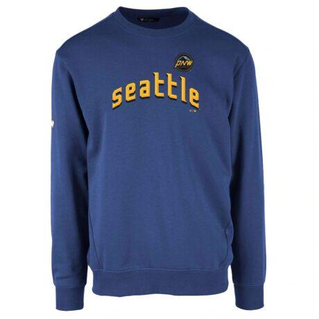Seattle Mariners Levelwear City Connect Zane Core Logo Pullover Sweatshirt - - Front View