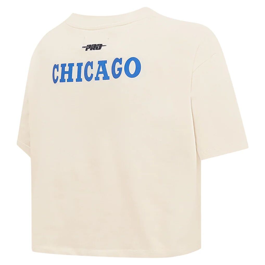 Chicago Bulls Pro Standard Women’s Retro Striper SJ Cropped Boxy T-Shirt