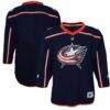 Columbus Blue Jackets Youth Home Replica Jersey - Navy - Front View