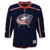 Columbus Blue Jackets Youth Home Replica Jersey - Navy - Side View