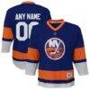 New York Islanders Youth Home Replica Custom Jersey - - Front View