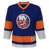 New York Islanders Youth Home Replica Custom Jersey - - Side View