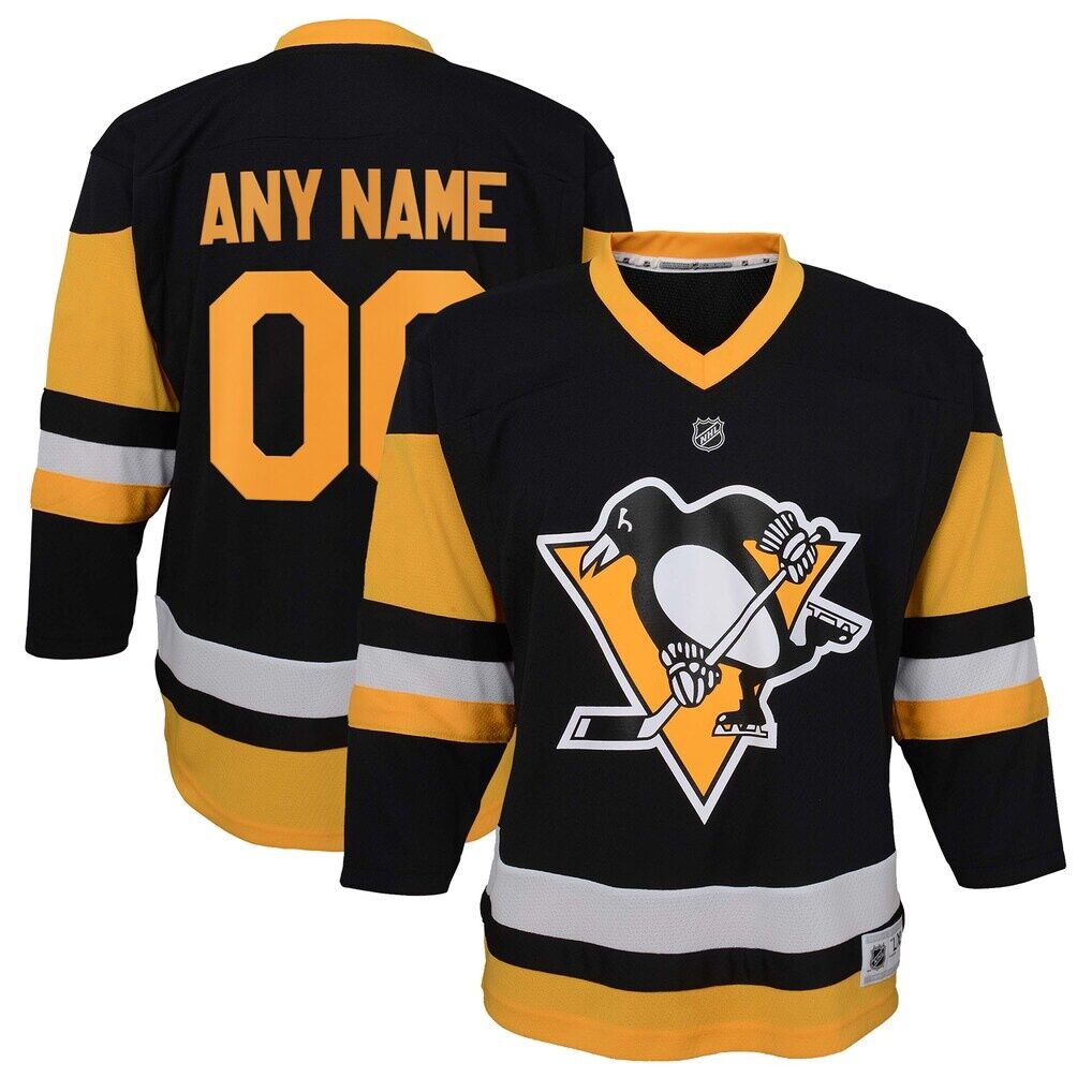 Pittsburgh Penguins Youth Home Replica Custom Jersey