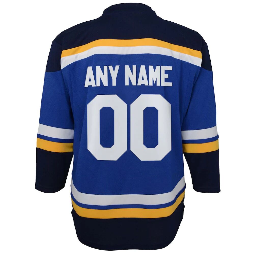 St. Louis Blues Youth Home Replica Custom Jersey