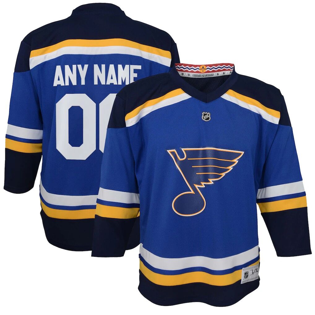 St. Louis Blues Youth Home Replica Custom Jersey