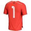#1 Cornell Big Red GameDay Greats Youth Lightweight Men's Lacrosse Jersey - Red - Detail View