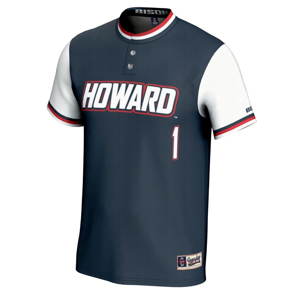 #1 Howard Bison GameDay Greats Unisex Lightweight Softball Jersey