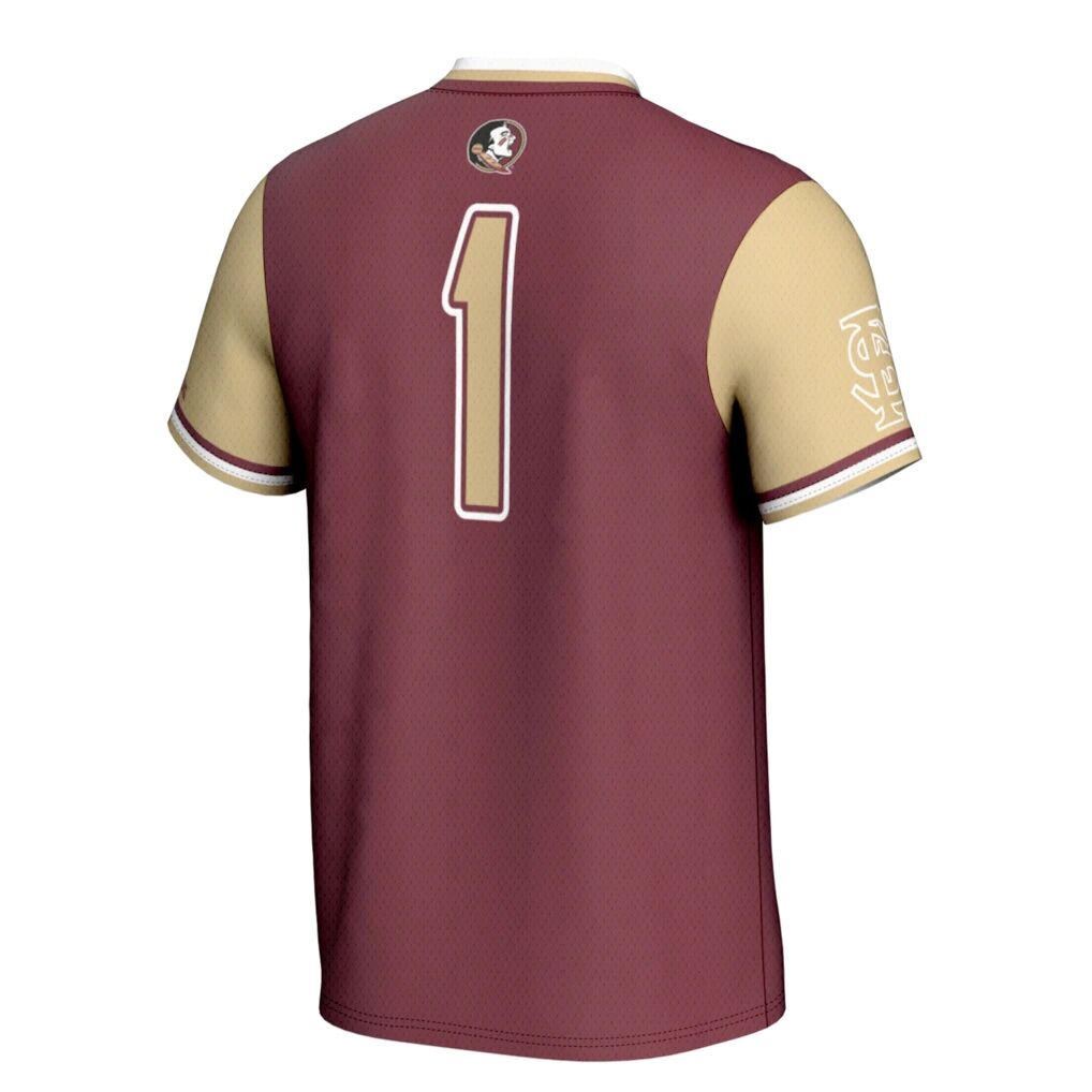 #1 Florida State Seminoles GameDay Greats Unisex Lightweight Softball Jersey - Garnet