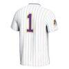 #1 ECU Pirates GameDay Greats Unisex Lightweight Softball Jersey - White - Detail View
