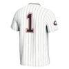 #1 Georgia Bulldogs GameDay Greats Unisex Lightweight Softball Jersey - White - Detail View