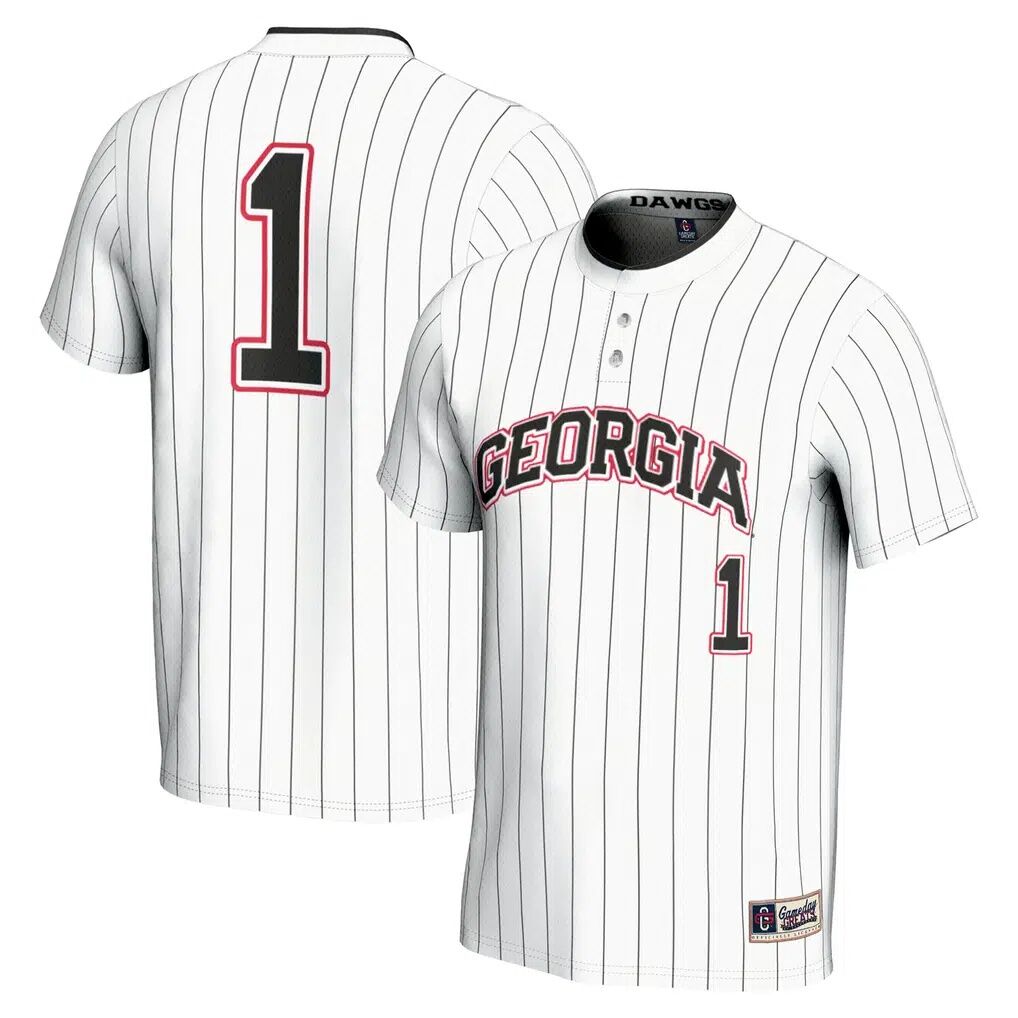 #1 Georgia Bulldogs GameDay Greats Unisex Lightweight Softball Jersey