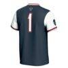 #1 Howard Bison GameDay Greats Youth Lightweight Softball Jersey - Navy - Detail View