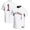 #1 ECU Pirates GameDay Greats Youth Lightweight Softball Jersey - White - Front View