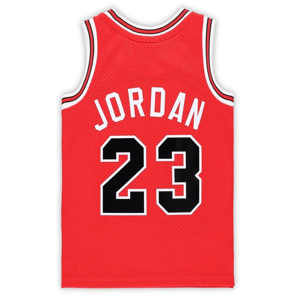 Michael Jordan Chicago Bulls Mitchell & Ness Preschool Hardwood Classics 1984/85 Authentic Swingman Jersey