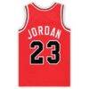 Michael Jordan Chicago Bulls Mitchell & Ness Infant 1984/85 Hardwood Classics Authentic Jersey - Red - Side View