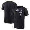 Los Angeles Dodgers Graffiti Logo T-Shirt - Black - Front View