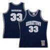 Alonzo Mourning Georgetown Hoyas Mitchell & Ness 1991/92 Swingman Player Jersey - Navy - Front View