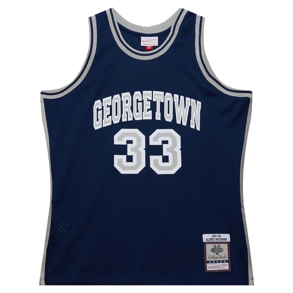Alonzo Mourning Georgetown Hoyas Mitchell & Ness 1991/92 Swingman Player Jersey