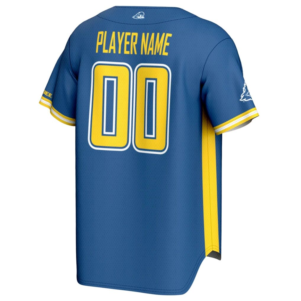 Delaware Fightin' Blue Hens GameDay Greats NIL Pick-A-Player Baseball Lightweight Jersey - Royal