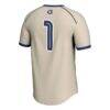 #1 Georgetown Hoyas GameDay Greats Youth Lightweight Women's Lacrosse Jersey - Gray - Detail View