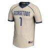 #1 Georgetown Hoyas GameDay Greats Youth Lightweight Women's Lacrosse Jersey - Gray - Side View