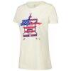 Houston Astros New Era Women's Vintage T-Shirt - Cream - Side View