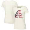 Arizona Diamondbacks New Era Women's Vintage T-Shirt - Cream - Front View