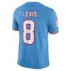 Will Levis Tennessee Titans Nike Alternate Oilers Throwback Vapor F.U.S.E. Limited Jersey - Light Blue - Detail View