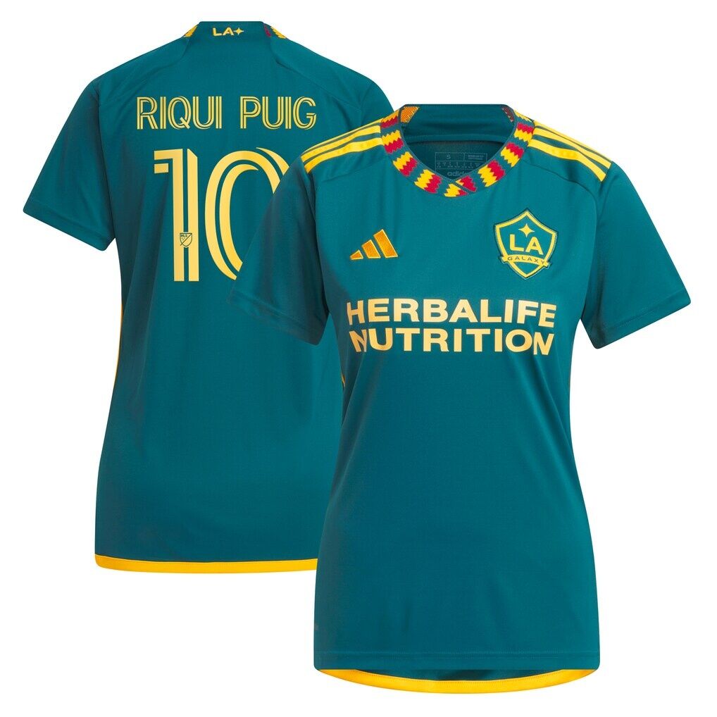Riqui Puig LA Galaxy adidas Women's 2024 LA Kit Replica Player Jersey