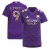 Luis Muriel Orlando City SC adidas Women's 2024 The Wall Kit Replica Player Jersey - Purple - Front View