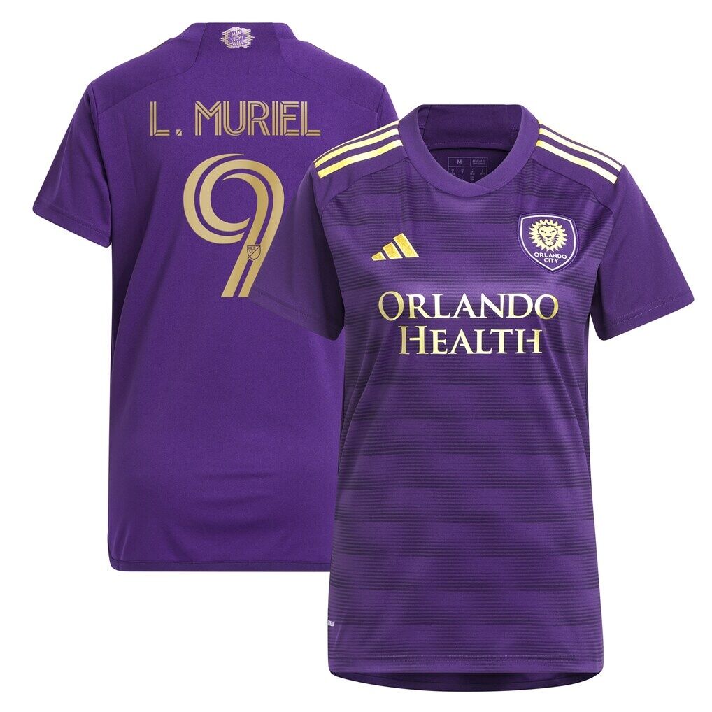 Luis Muriel Orlando City SC adidas Women's 2024 The Wall Kit Replica Player Jersey