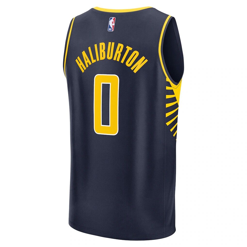 Tyrese Haliburton Indiana Pacers Fashion7 Fast Break Replica Jersey - Icon Edition