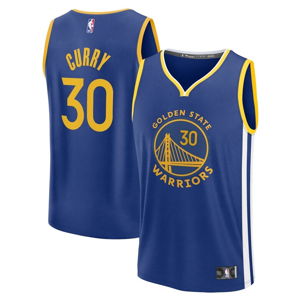 Stephen Curry Golden State Warriors Fashion7 Youth Fast Break Replica Player Jersey - Icon Edition - Royal