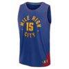 Nikola Jokic Denver Nuggets Fashion7 Youth Fast Break Replica Player Jersey - Blue - Side View